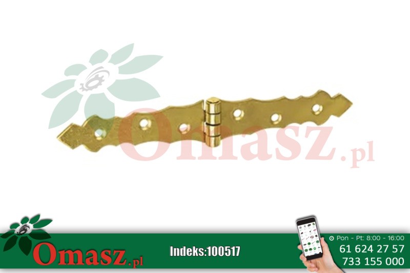Zawias bramkowy 200*34*2 ozdobny