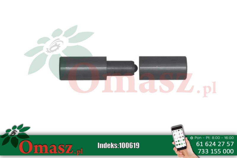 Zawias toczony 25*100