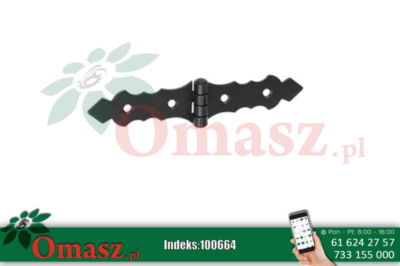 Zawias bramkowy 150*34*2