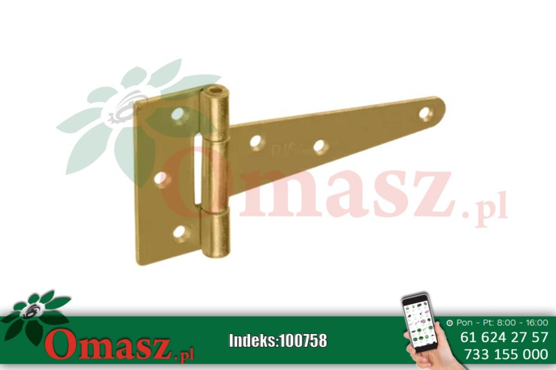 Zawias trójkątny 100*65*2 ZT100