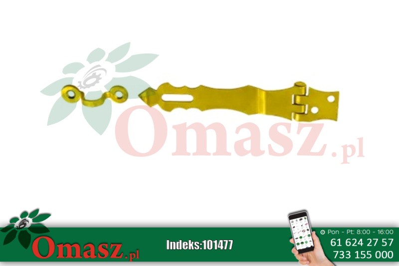 Zawias z zamknięciem prosty 125*30*2,0