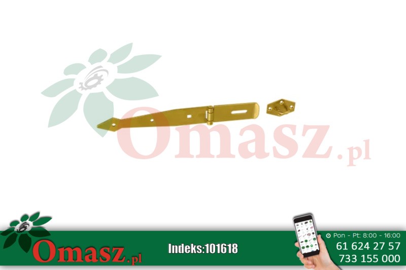 Zawias bramkowy z zamknięciem 200*95*2,5