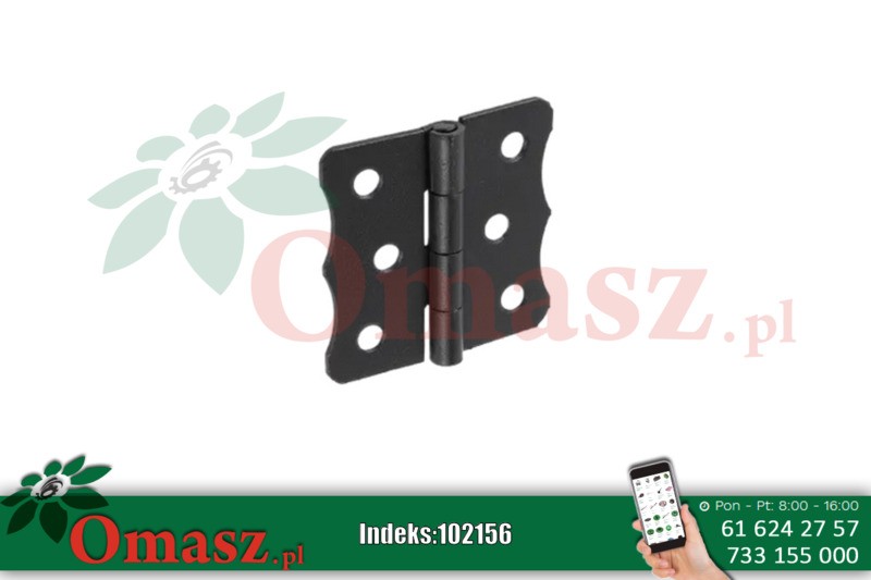 Zawias budowlany zdobiony 40
