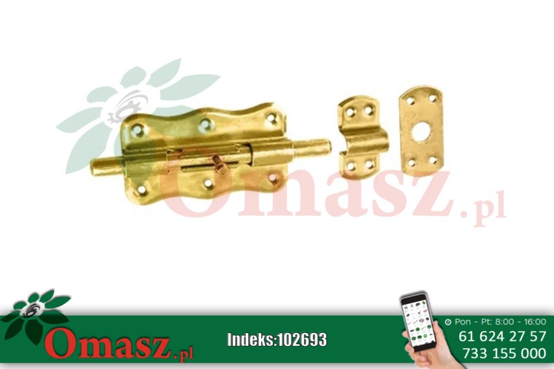 Zasuwa drzwi z ryglem 120