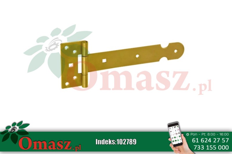 Zawias bramkowy 200*38