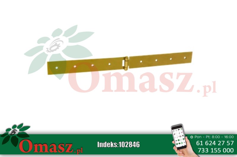 Zawias łamany 400*35*2,5