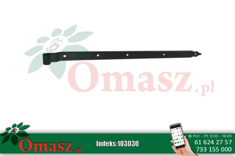 Zawias pasowy 800x40 16mm