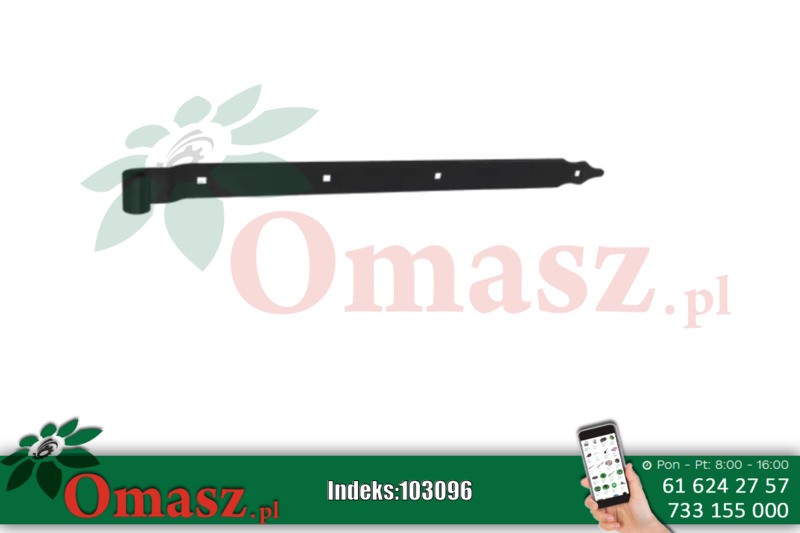 Zawias pasowy 600x40 16mm