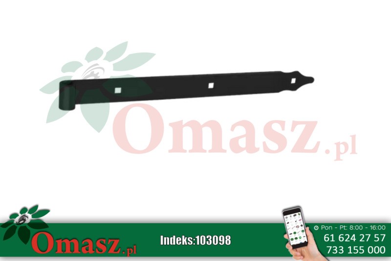 Zawias pasowy 400x35 13mm