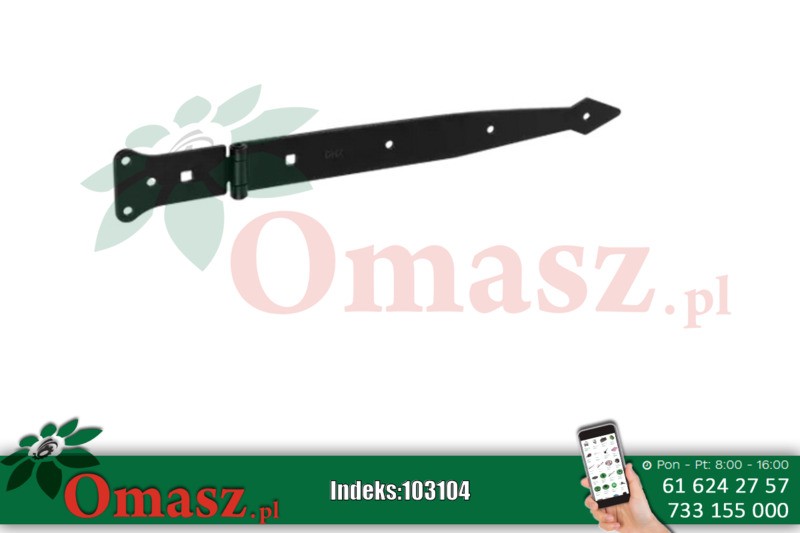 Zawias bramkowy 300*80*50