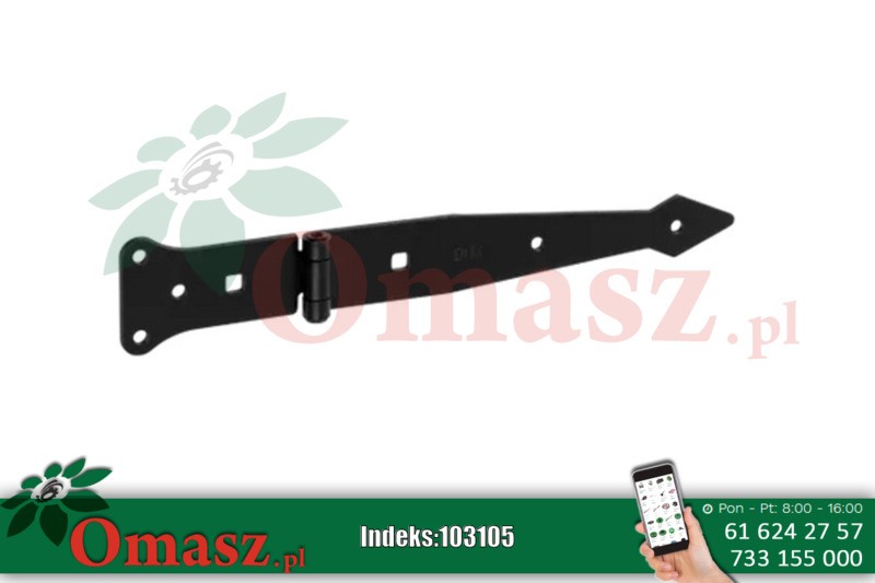 Zawias bramkowy 200*80*50