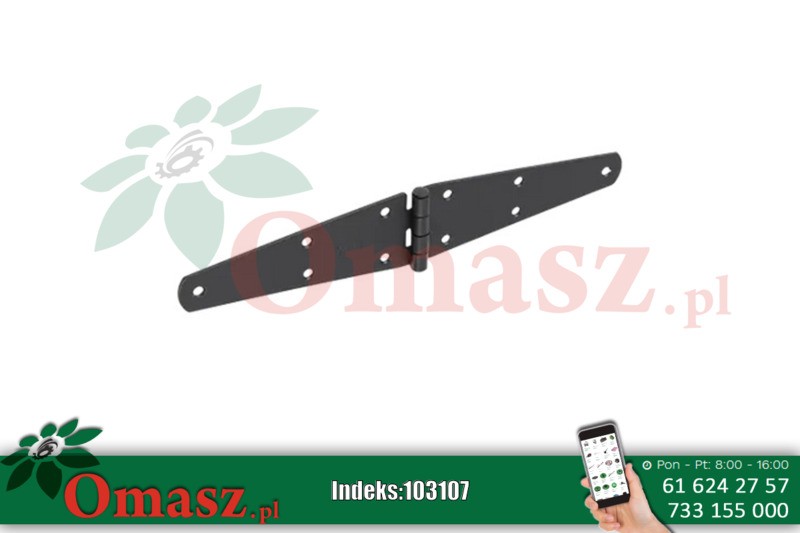 Zawias trójkątny 200*40*2,0