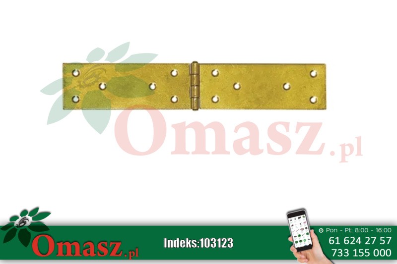 Zawias budowlany 250*45*1,5