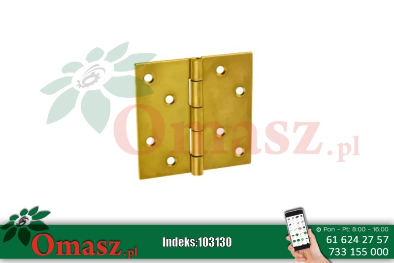 Zawias budowlany 100*100*2,0