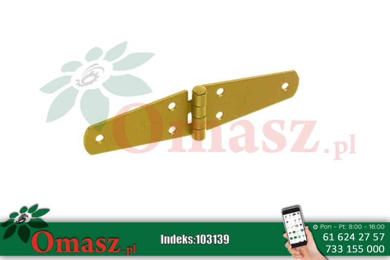 Zawias trójkątny 150*35*2