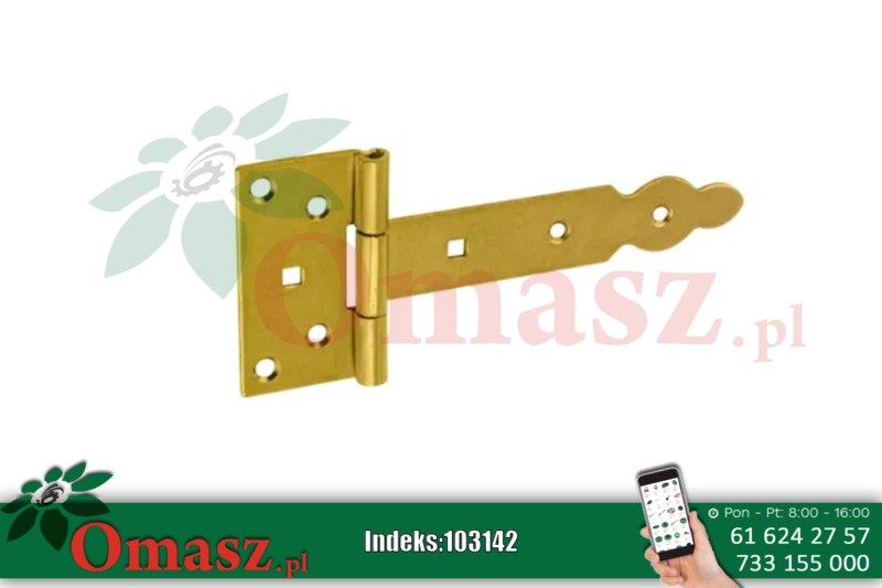 Zawias bramkowy 150*60*90*2,5