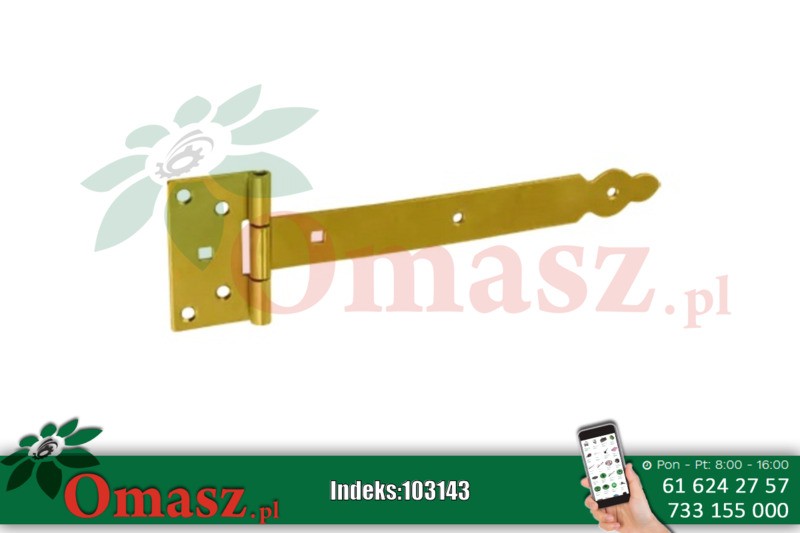 Zawias bramkowy 250*60*90*2,5
