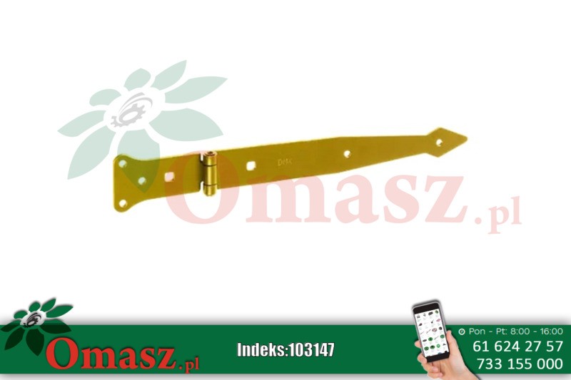 Zawias pasowy 250*80*50