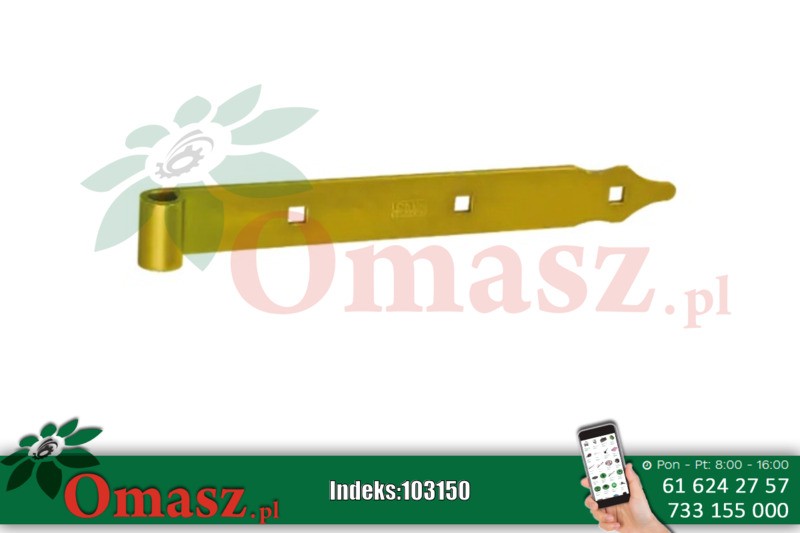 Zawias pasowy 300x35