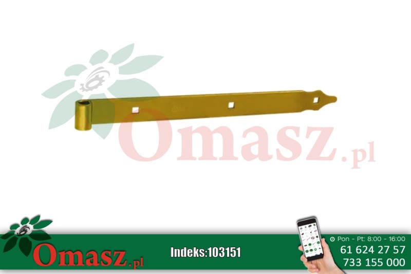 Zawias pasowy 400x35