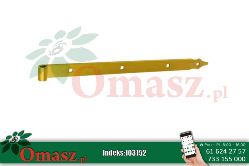 Zawias pasowy 500x35