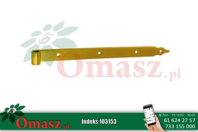 Zawias pasowy 500x40