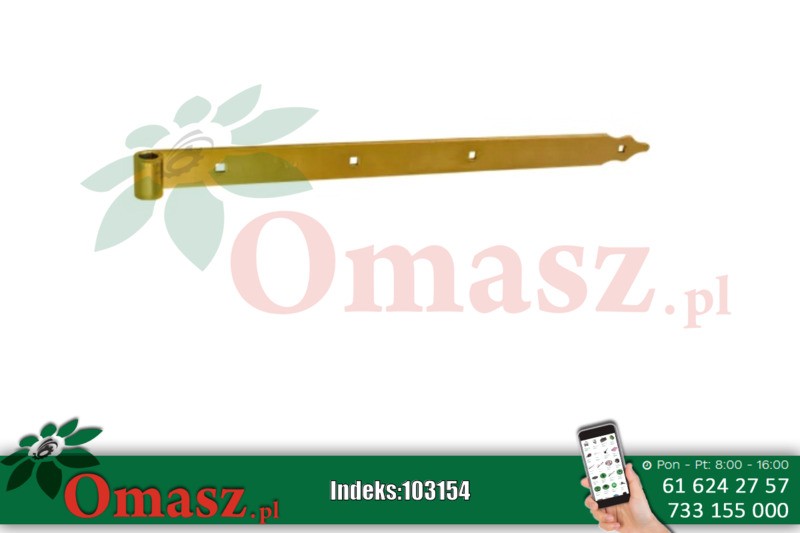 Zawias pasowy 600x40