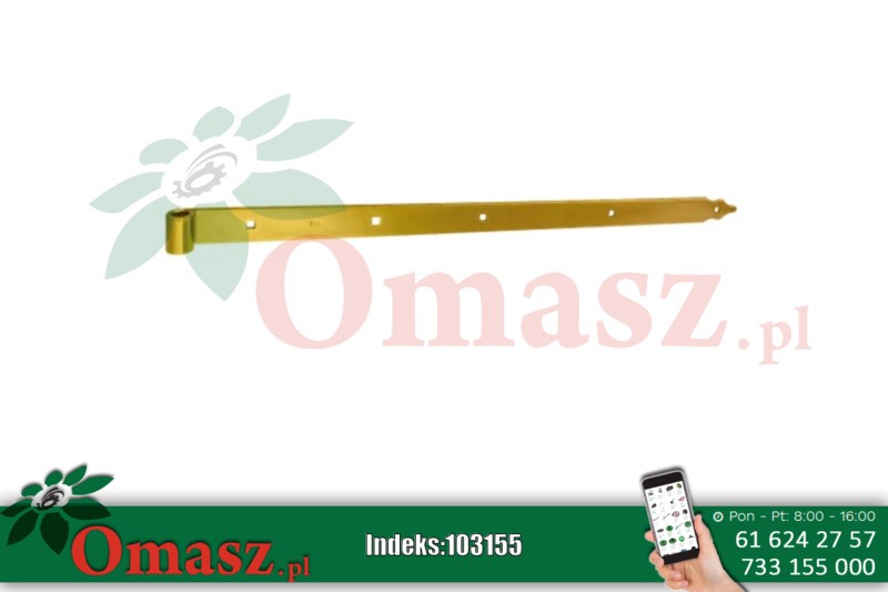 Zawias pasowy 800x40