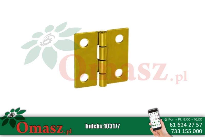 Zawias łamany 25*24*1,0