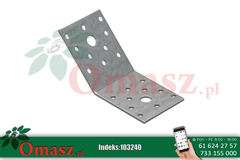 Złącze bud.kąt. 70* 70* 55*2,5mm KRL2