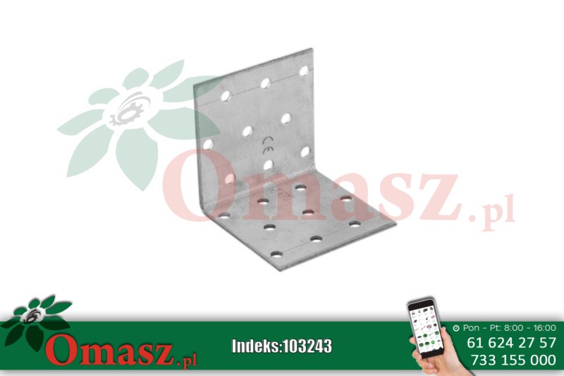 Złącze bud.kąt. 60* 60* 60 *2