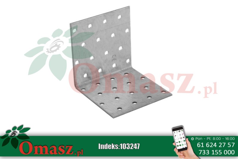 Złącze bud.kąt. 80* 80* 80