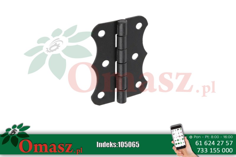 Zawias budowlany zdobiony 60