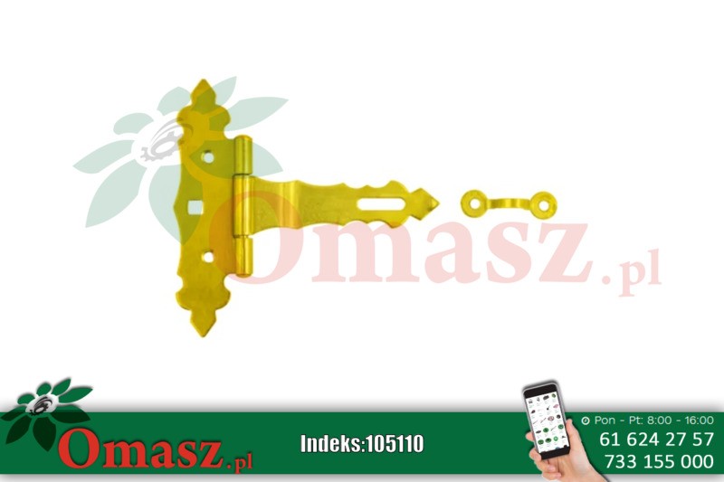 Zawias bramkowy 100*130*35
