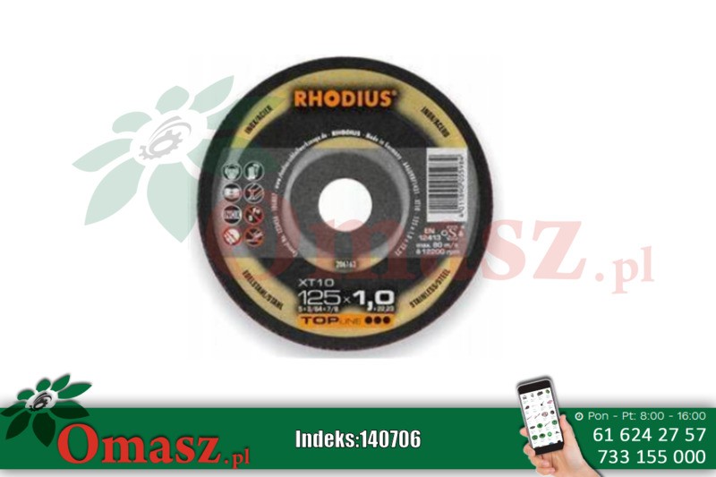 T.c.stal Rhodius 125*1,5*22/P