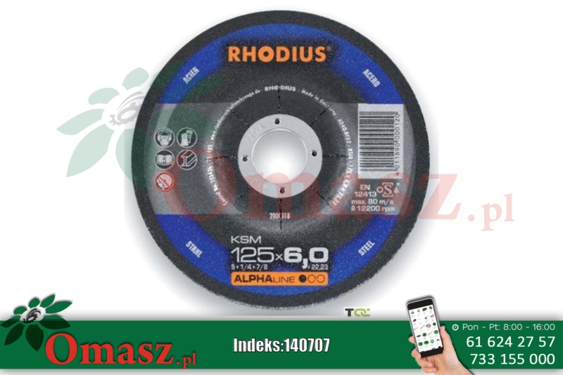 T.szlif.stal 125*7*22 Rhodius
