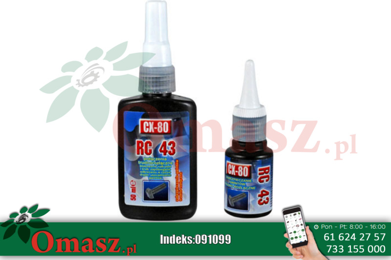Środek zapobiegający odkręcaniu śrub RC43