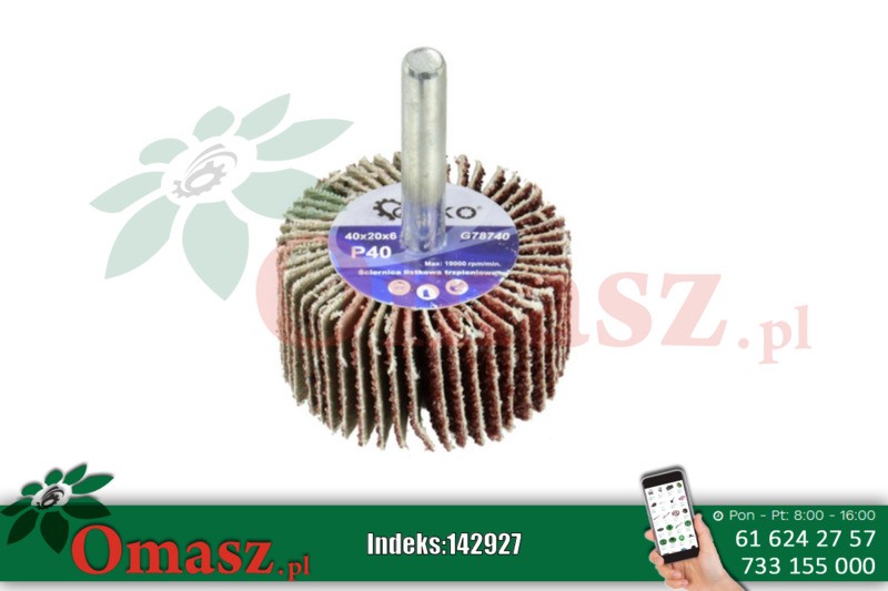 Ściernica trzpieniowa 40*20*6 gr. 40