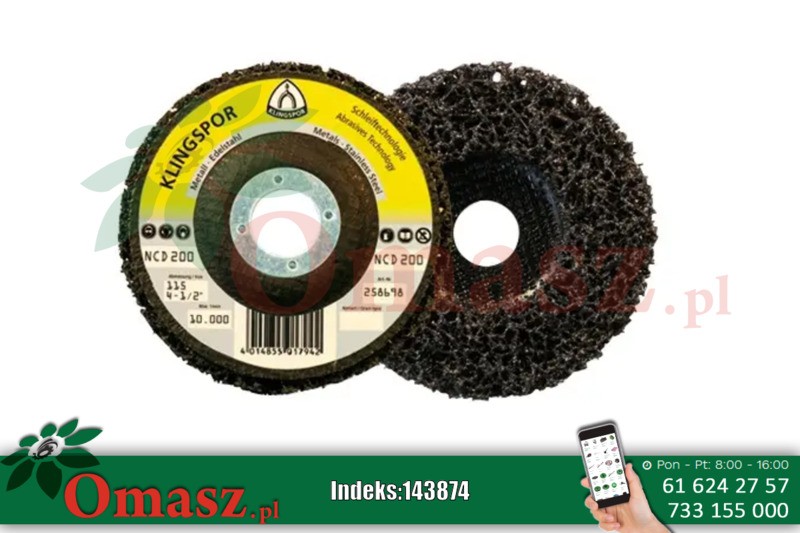 Ściernica z włókniny 125*22,23 NCD200