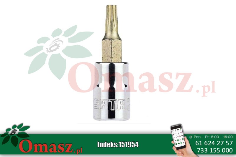 Nasadka 1/4' T25 bit torx Sata