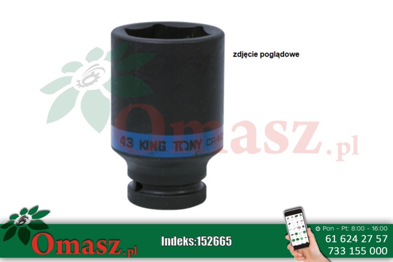Nasadka 3/4' 38mm udarowa długa KT
