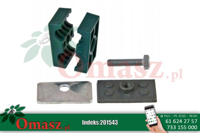 Obejma przew.hydr. 15*2 Obejma przew.hydr. 15*2