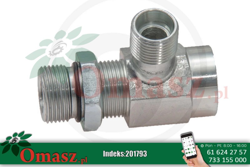 Trójnik hydr.ABB 2*22/18 22 do kontry