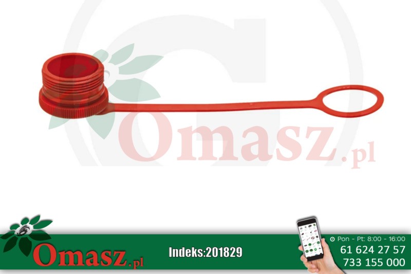 Osłona Euro wtyczki czerwona