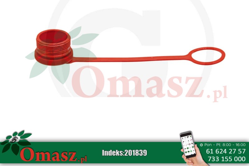 Osłona Euro wtyczki czerwona