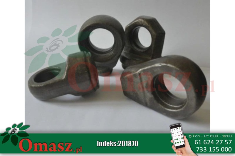 Ucho siłownika odkuwka 40/73mm do wspawania 54mm