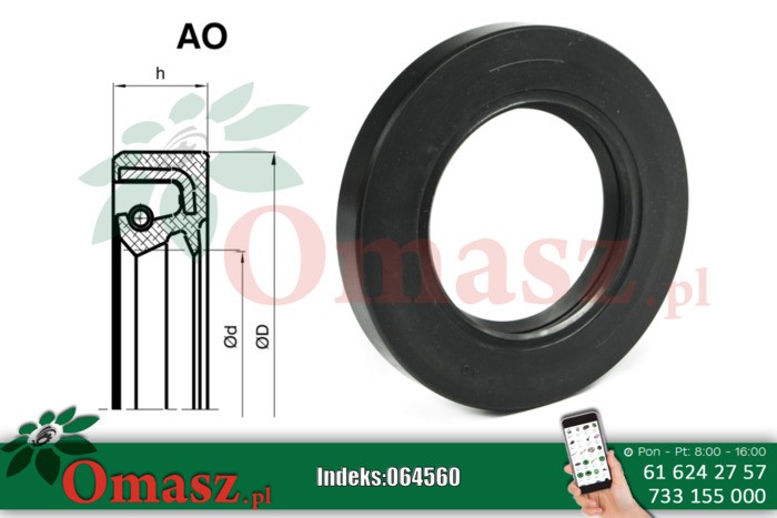 Pierścień AO 50*72*12 Pierścień AO 50*72*12