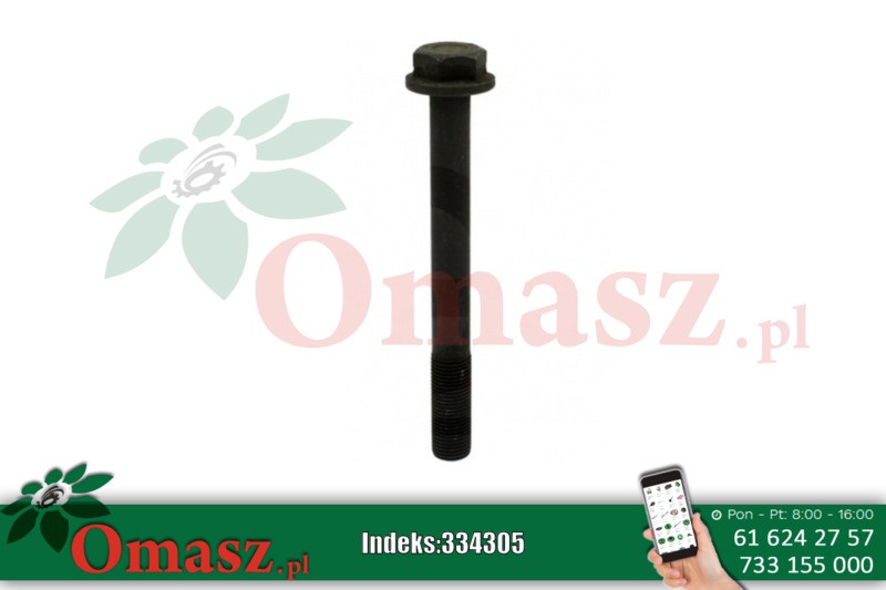 Śruba calowa 1/2'UNF0119 M12,7*119 drobnozwojna -głowicy