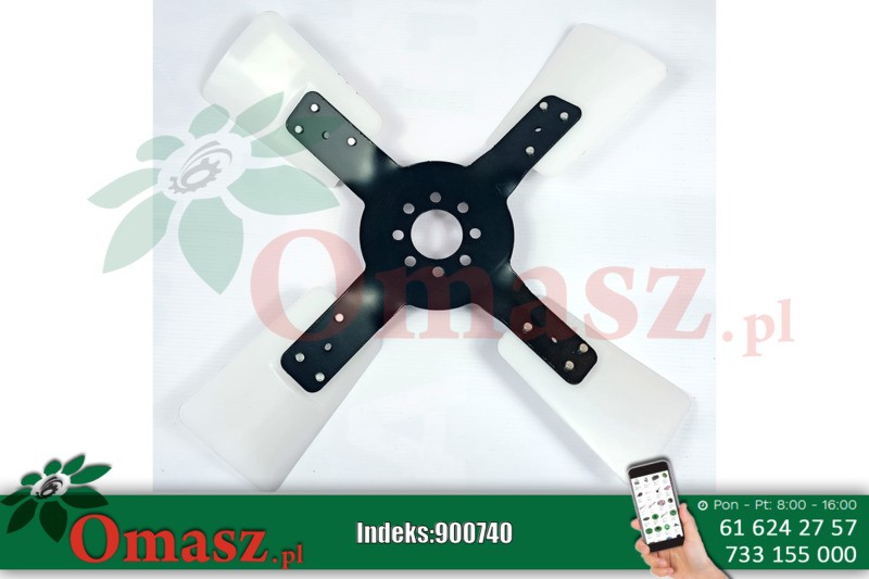 Wentylator pompy wody 4 łop. *460mm