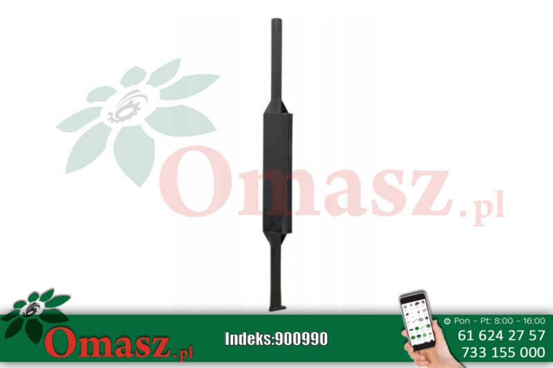 Tłumik podstawa 3 emaliow.długi